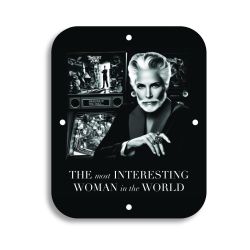 Metal Game Room Sign - The Most Interesting Woman In The World